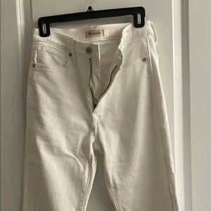 Madewell White Jeans